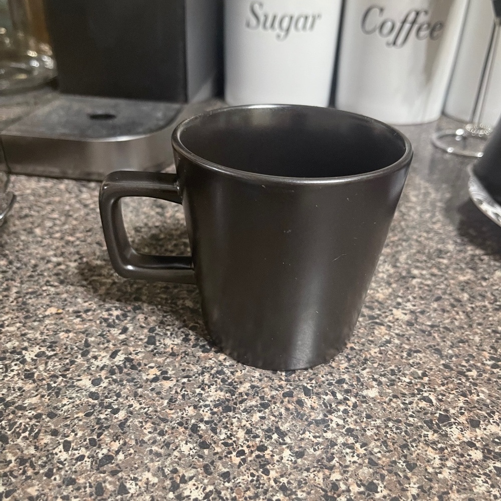Black mug set